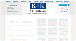 Desktop Screenshot of kandkchemical.com